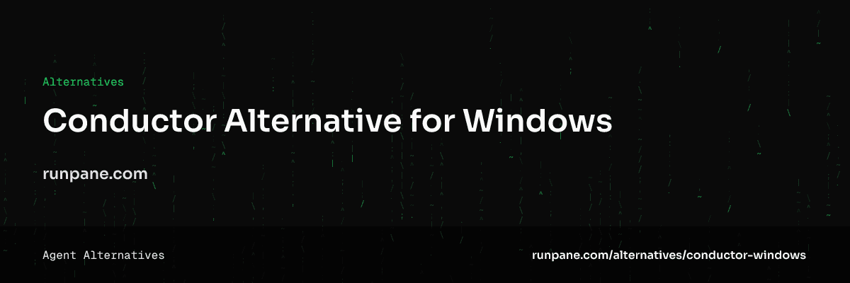 Conductor Windows向け代替ツール