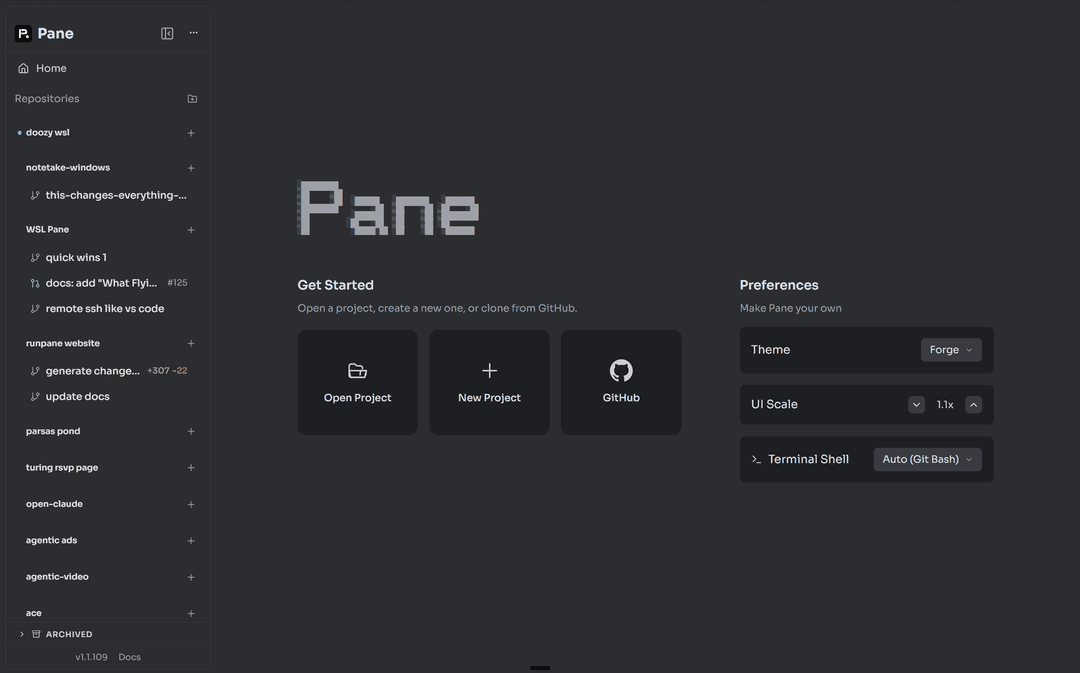 Pane Name Pane — Open-Source Agent Manager | Any Agent, Any OS