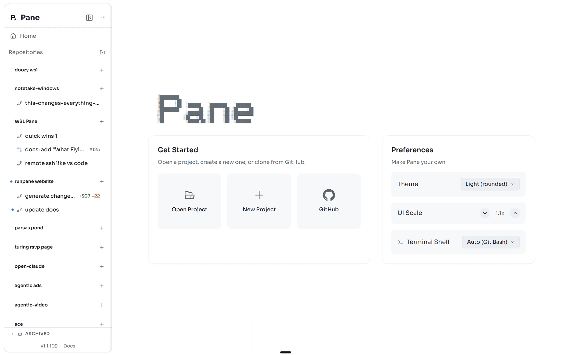 複数のCodexセッションをPaneで並列実行している画面
