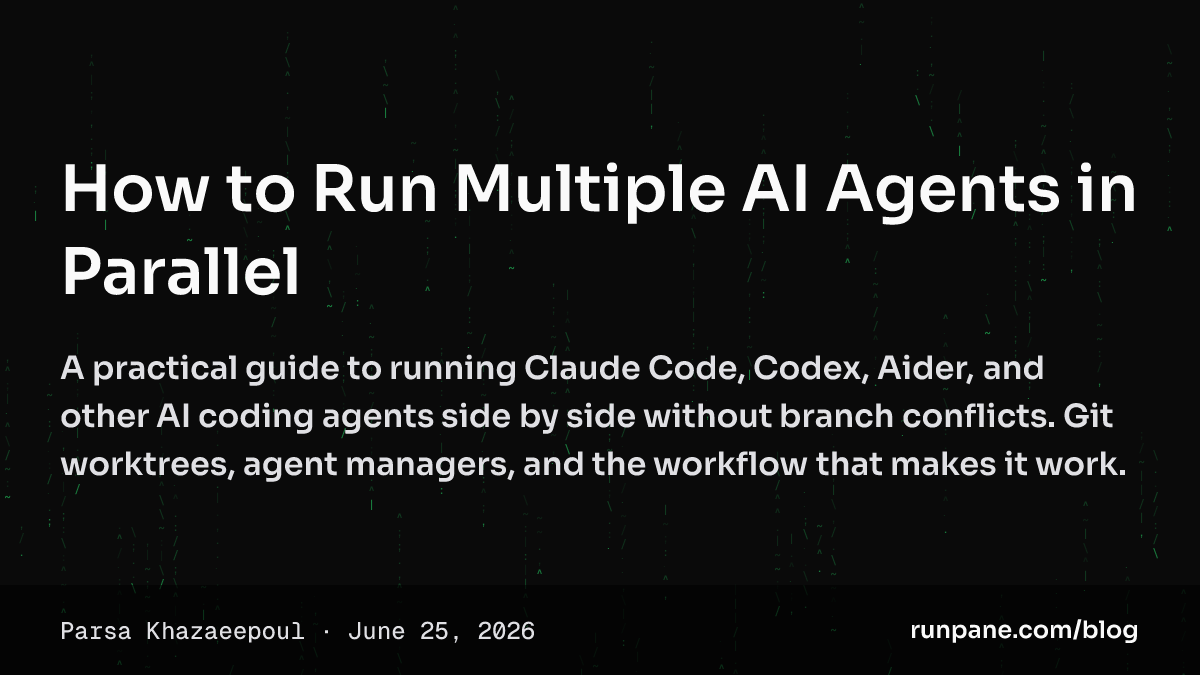 How to Run Multiple AI Agents in Parallel — Widescreen / YouTube (16:9)