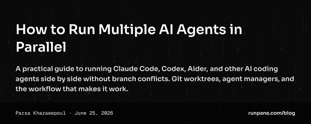 How to Run Multiple AI Agents in Parallel — Wide banner (5:2)
